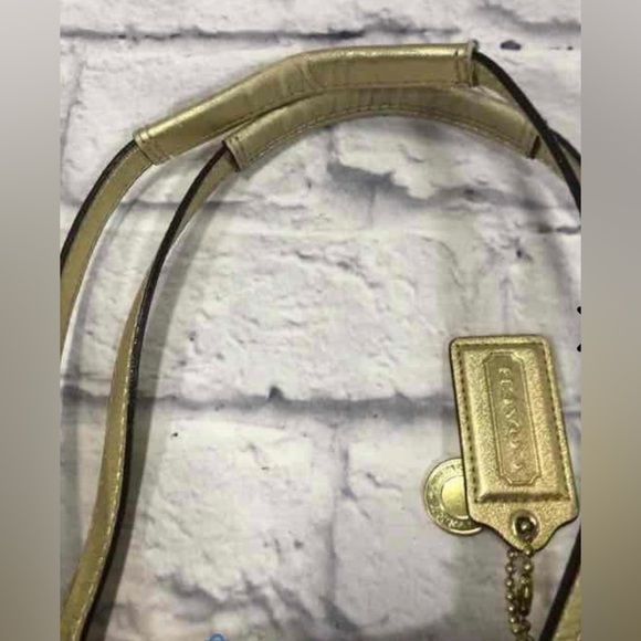 COACH Poppy Rainbow Pop Glam Multicolor Signature Cs Double Strap Shoulder Bag - Picture 8 of 11